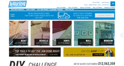 Desktop Screenshot of letteringonthecheap.com